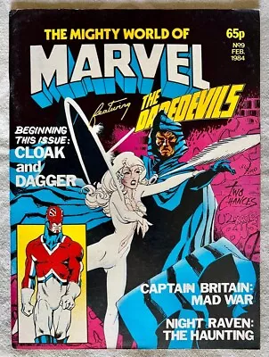 Buy Mighty World Of Marvel #9 (Feb 1984) Captain Britain Alan Moore / Davis UK • 30£