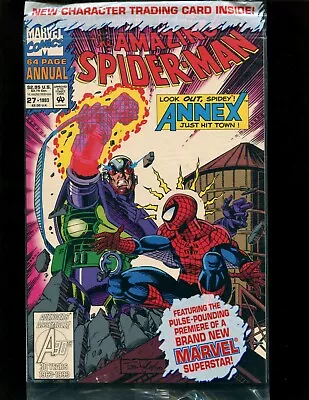Buy Amazing Spider-Man Annual #27 VF Lyle 1st & Origin Annex Black Cat Solo Morbius • 8.04£