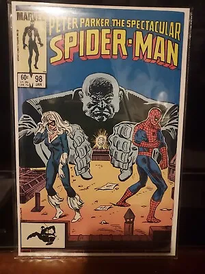 Buy Peter Parker The Spectacular Spider-Man #98 1st App Of Spot Nm/nm+ 9.8 CGC READY • 158.12£