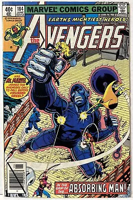 Buy The Avengers #184 (1979) - Absorbing Man! Falcon Joins The Avengers! ~ VF-NM • 15.98£