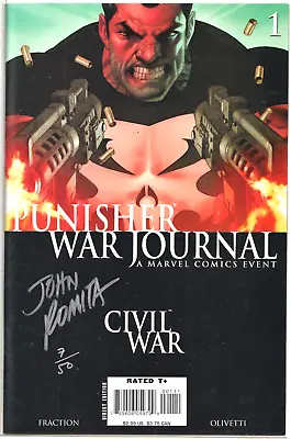 Buy Punisher War Journal #1 Dynamic Forces Signed John Romita Sr Df Coa #7 Marvel • 79.95£