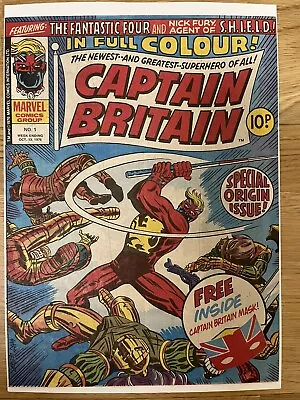 Buy Captain Britain 1 - Marvel Bronze Age Key Origin And 1st Captain Britain, VF/VF- • 89.90£