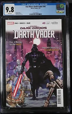 Buy Star Wars Darth Vader #40 CGC 9.8 Leinil Francis Yu Cover A Marvel Comics 2023 • 40.02£