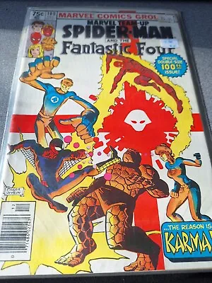 Buy Marvel Comics Group Marvel Team Up Spiderman And Fantastic 4 Issue 100 VF/NM • 11.15£