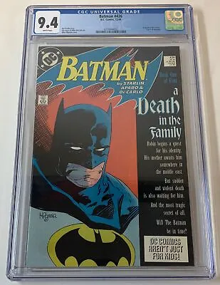 Buy 1988 DC Comics BATMAN #426 ~ CGC 9.4 • 55.28£