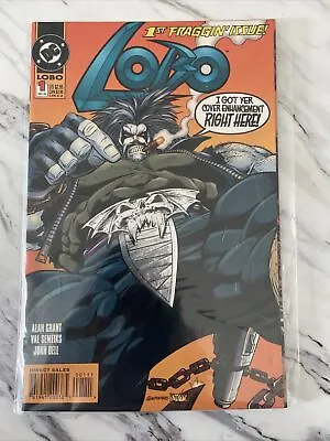 Buy Lobo #1  1st Fraggin' Issue!  Foil Embossed Cover - 1993 DC Comics VGC  See Pics • 11.95£