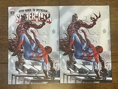 Buy SPECTACULAR SPIDERMAN 300 Dell Otto Variant Virgin Trade Set Carnage  NM • 35.81£