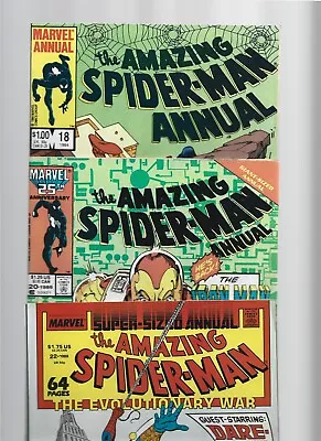 Buy **VERY HOT** MARVEL AMAZING SPIDER-MAN COMIC  (A LOT OF 3 KEY ANNUALS) 1st App. • 7.87£