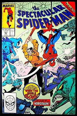 Buy SPECTACULAR SPIDER-MAN #147 KEY 1st Demonic Hobgoblin DEMOGOBLIN Marvel Comics • 3.49£