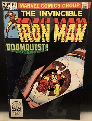 Buy INVINCIBLE IRON MAN #149 Comic Marvel Comics Bronze Age Doom Quest • 9.03£