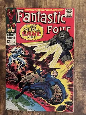 Buy Fantastic Four #62 - GORGEOUS HIGHER GRADE - 1st App Blastaar - Marvel Comics • 19.68£