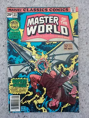 Buy Marvel - Classic Comics #21 - Master Of The World - Jules Verne • 5£