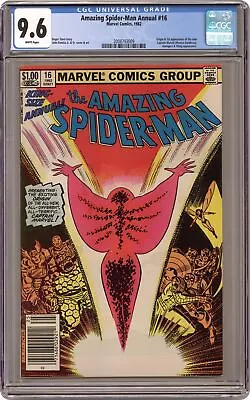 Buy Amazing Spider-Man Annual #16 CGC 9.6 1982 2008793009 • 275.92£