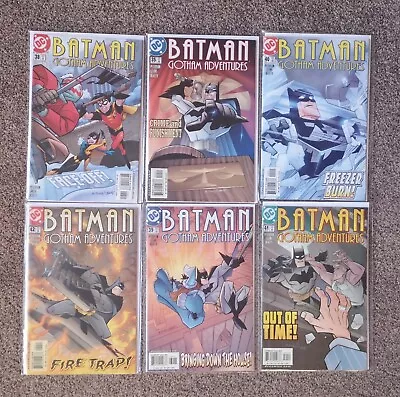 Buy Batman Gotham Adventures Comic Book Bundle Lot #35,#38,#39,#40,#41,#42 Dc • 25£