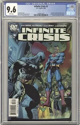 Buy Infinite Crisis #3 Comic CGC 9.6  GRADE DC Secret Society Lex Luthor Batman • 37.16£