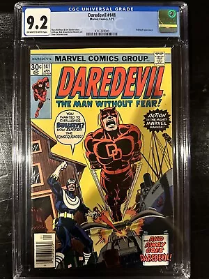 Buy Daredevil #141 CGC 9.2 (Marvel 1977)  Bullseye Appearance!! • 106.73£