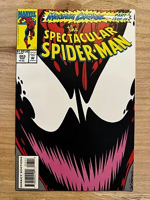 Buy Spectacular Spider-Man #203 - 1993 - Marvel -Very Good Comic Book! • 26.09£