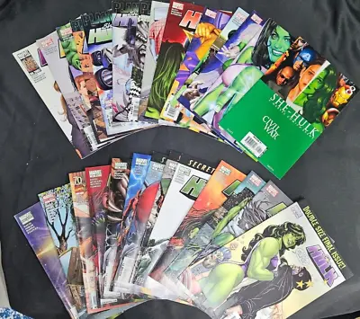 Buy Marvel Comics She-Hulk #8-23, #30-38 Plus 2 One Shots, 2005 Run Series 27 Issues • 40.85£