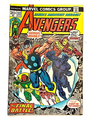 Buy The Avengers Marvel #122 Apr 1974 Zodiac Iron Man Thor Panther. • 15.80£