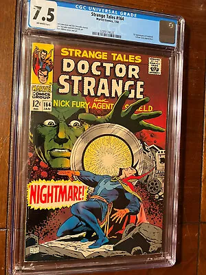 Buy Strange Tales #164 1/68 Cgc 7.5 Ow First Yandroth! Dynamic Cover! Nice! • 67.10£