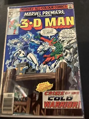 Buy Marvel Premiere Featuring 3-D Man No. 37 August 1977 - Marvel Comics • 1.95£