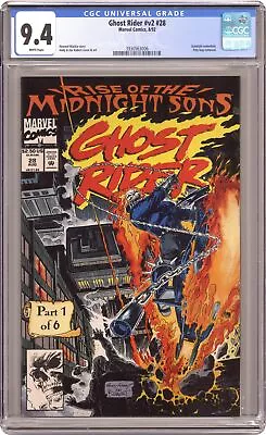 Buy Ghost Rider #28 Kubert Variant CGC 9.4 1992 3930563006 • 37.16£