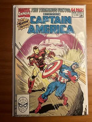 Buy Captain America ANNUAL 9, TERMINUS FACTOR, MARVEL 1990 PART 1 Of 5 VF  • 14.99£
