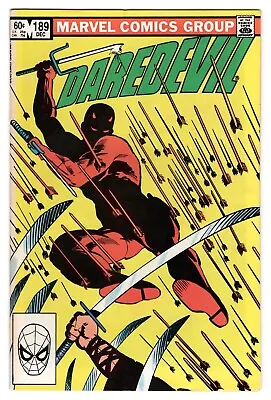 Buy Daredevil Vol 1 No 189 Dec 1982 (VFN) (8.0) Marvel, Bronze Age • 9.99£