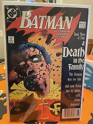 Buy Batman #428 A Death In The Family Book 3 Of 4 Newsstand 1988 DC Comic • 19.78£