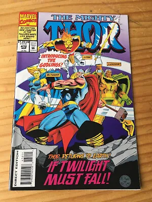 Buy Thor # 472 Vf- Marvel Comics 1994 1st App Of Godlings • 3.99£