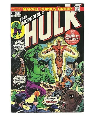 Buy Incredible Hulk #178 1974 NM Or Better Beauty! CGC? Warlock  Combine Ship • 64.27£
