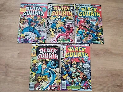 Buy Black Goliath #1 #2 #3 #4 #5 - Marvel 1976 - 5 Comics • 26.99£