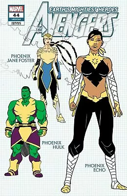 Buy Avengers #44 (LGY #744) 1:10 Design Variant NM- 1st Print Marvel Comics • 5.25£