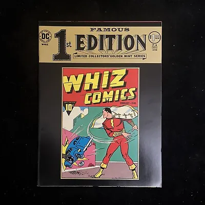 Buy Whiz Comics #1 Famous 1st Edition Limited Collectors' Series F-4 DC 1974 VF • 27.81£