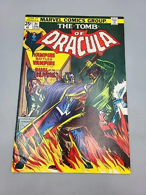 Buy Tomb Of Dracula Vol 1 #21 June 1974 Deathknell Illustrated Marvel Comic Book • 27.96£