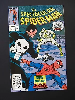 Buy Spectacular Spider-man #143 NM- 1988  High Grade Tombstone App • 3.94£