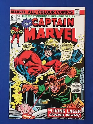 Buy Captain Marvel #35 VFN (8.0) MARVEL (Vol 1, 1974) • 18£