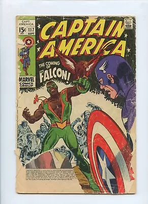 Buy Captain America #117 1969 (Pr 0.5)(Missing Back Cover) • 79.95£