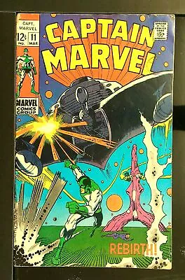 Buy Captain Marvel (Vol 1) #  11 Very Good (VG)  RS003 Marvel Comics SILVER AGE • 15.99£