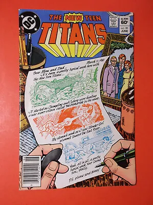 Buy New Teen Titans # 20 - Fine 6.0/6.5 - 1982 Newsstand Edition • 4.79£