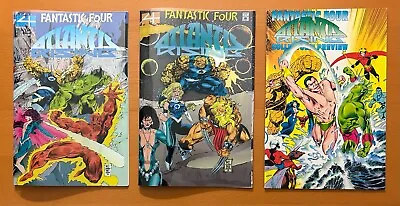 Buy Fantastic Four Atlantis Rising #1, 2 + Preview (Marvel 1995) 3 X Comics • 9.71£