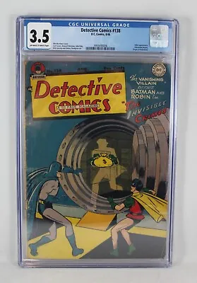 Buy DC Golden Age Batman Detective Comics #138 1948 8/48 Joker Robotman App. CGC 3.5 • 299.57£