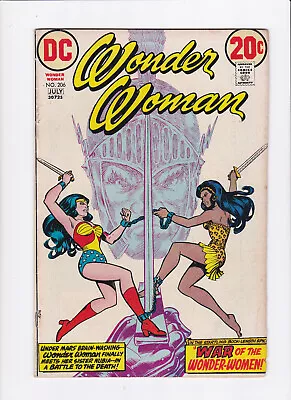 Buy Wonder Woman #206 [1973 Vg+]  War Of The Wonder-women!  • 63.95£