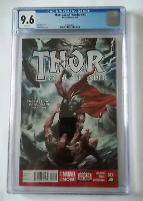 Buy Thor God Of Thunder #23 CGC 9.6 ESAD RIBIC Cover ⚡superb Image  • 49£