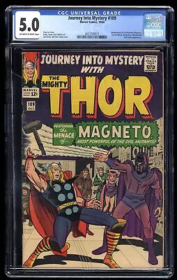 Buy Journey Into Mystery #109 CGC VG/FN 5.0 Magneto Appearance! Jack Kirby! • 108.79£
