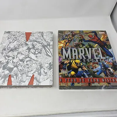 Buy Marvel Chronicle Slipcase Deluxe Hardcover A Year By Year History W Lithograph • 19.99£