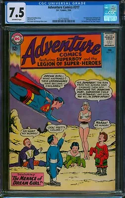 Buy ADVENTURE COMICS #317 ⭐ CGC 7.5 ⭐ 1st App Of Dream Girl Silver Age DC Comic 1964 • 288.57£