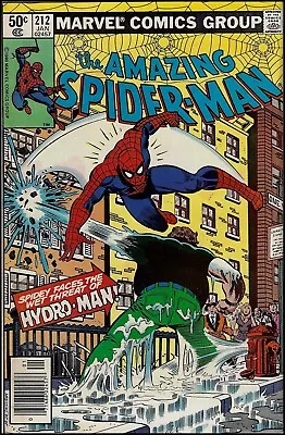 Buy Amazing Spider-Man (1963 Series) #212 '1st Hydro-Man' FN Cond (Marvel, Jan 1981) • 19.98£