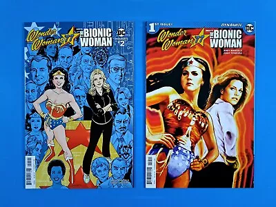 Buy Wonder Woman '77 Meets The Bionic Woman #1 #2 DC/Dynamite (2017) NM Lot Of (2)🔥 • 4.70£