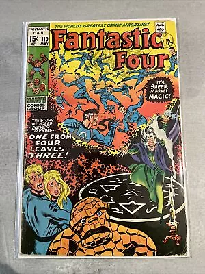 Buy Marvel Comics Fantastic Four #110 1971 Bronze Age • 15.99£